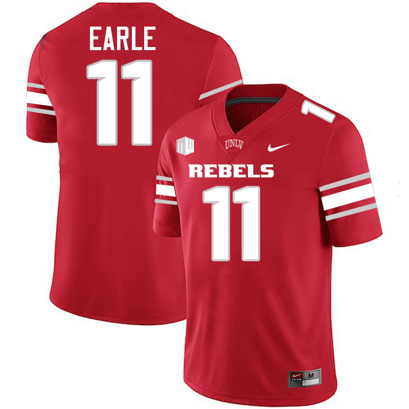 UNLV Rebels #11 JoJo Earle College Football Jerseys,Uniforms-Scarlet